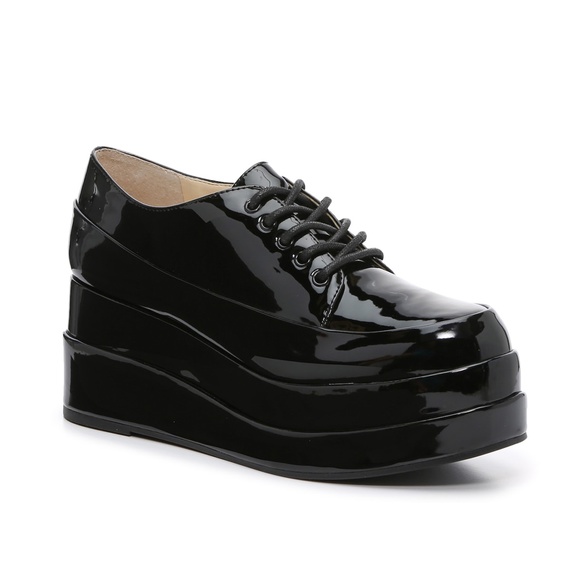 Jessica Simpson | Shoes | Jessica Simpson Black Espira Platform Oxford | Poshmark